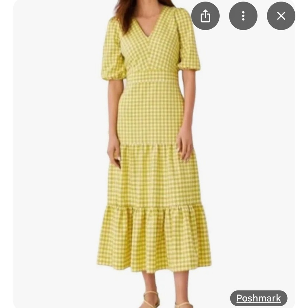 ANN TAYLOR midi dress 10P
